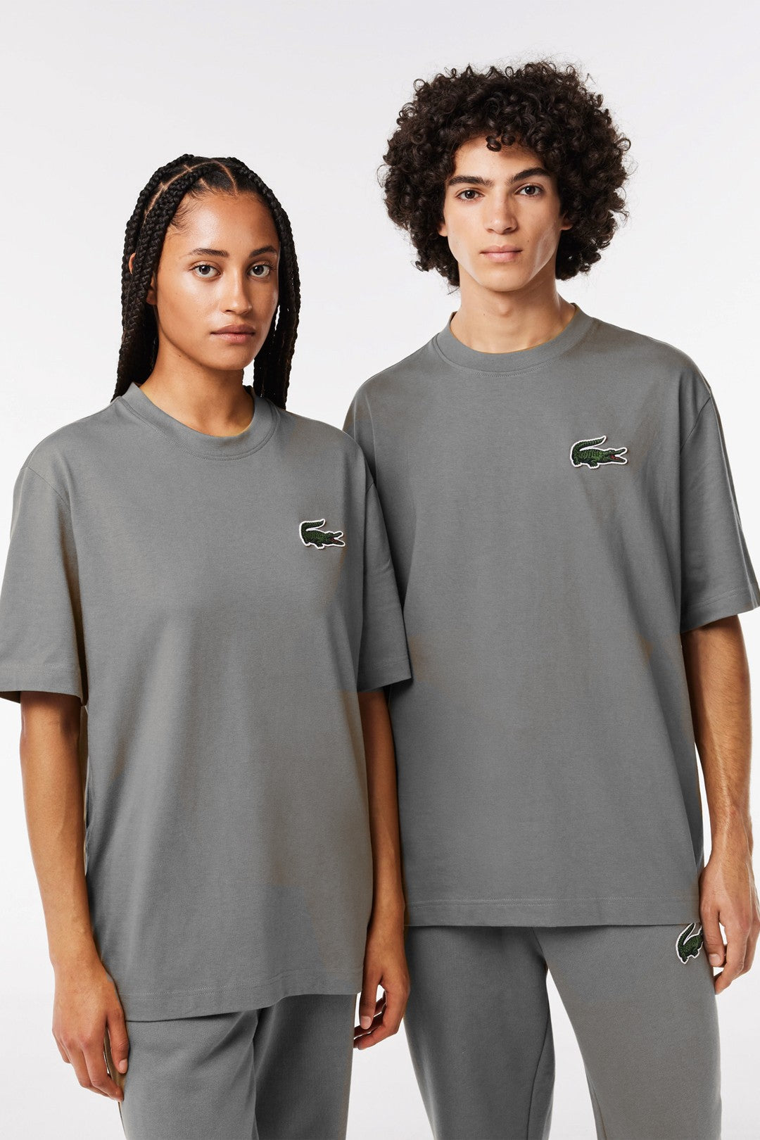UNISEX LOOSE FIT LARGE CROC ORGANIC HEAVY COTTON T-SHIRT