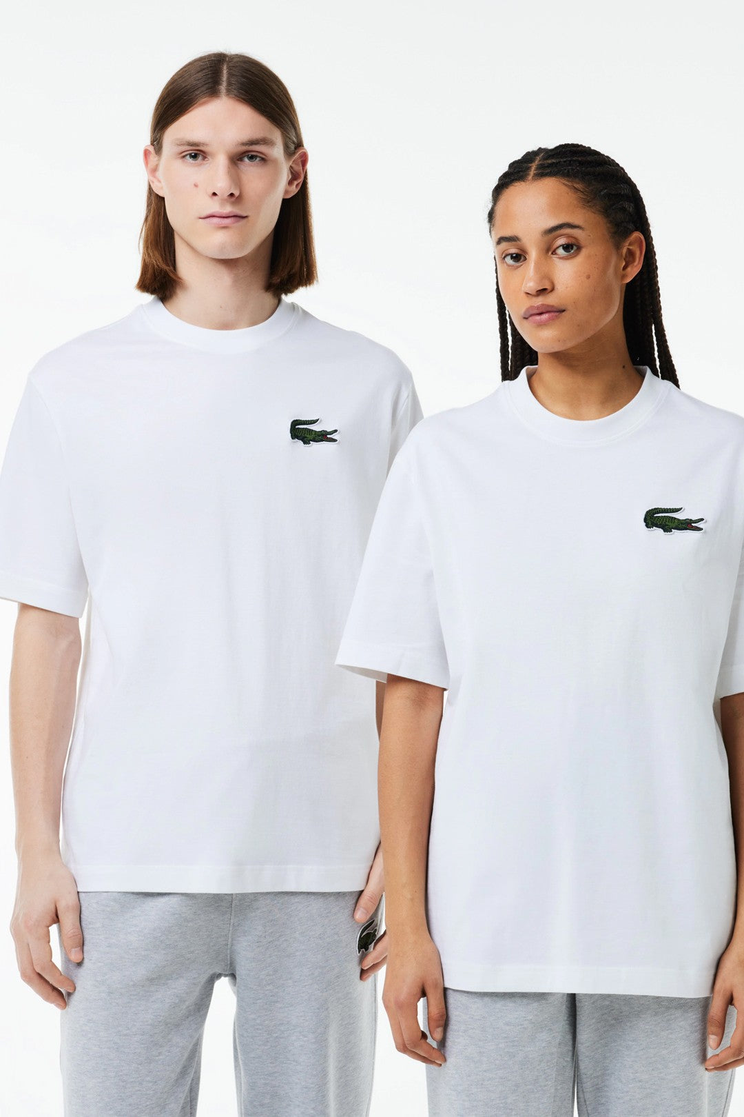 UNISEX LOOSE FIT LARGE CROC ORGANIC HEAVY COTTON T-SHIRT