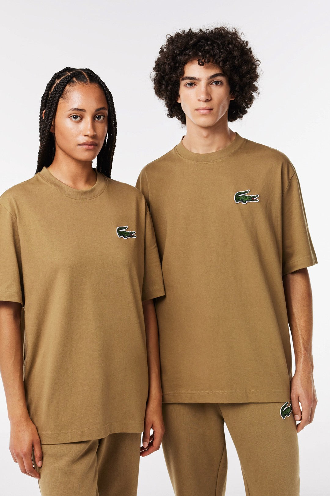 UNISEX LOOSE FIT LARGE CROC ORGANIC HEAVY COTTON T-SHIRT