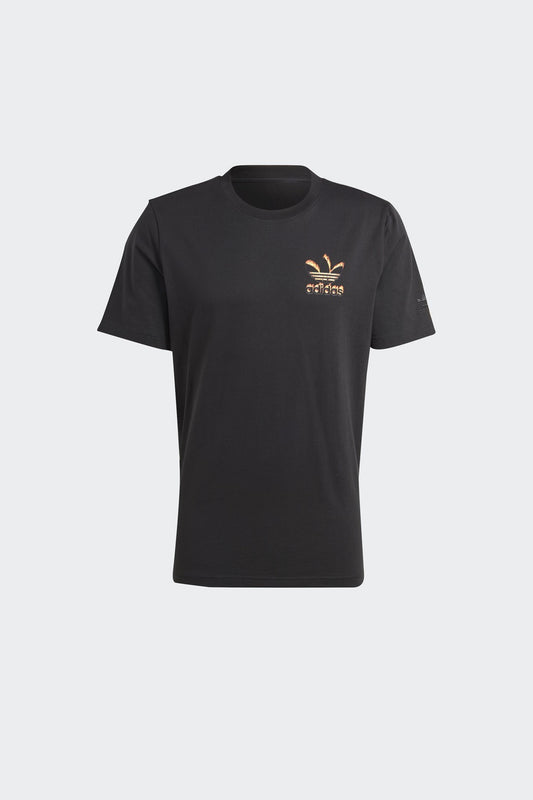 T-Shirt mit Grafik-Feuer-Kleeblatt