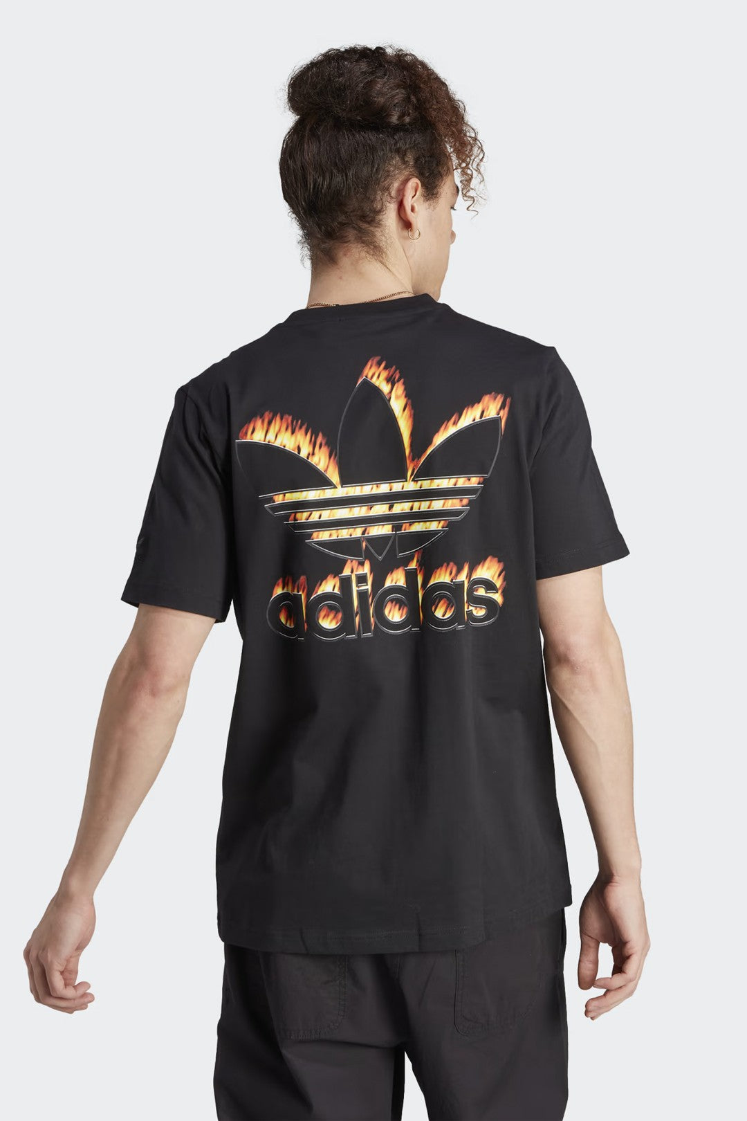 T-Shirt mit Grafik-Feuer-Kleeblatt